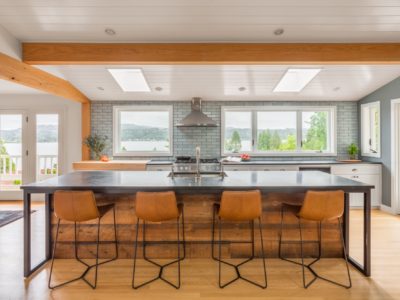 Industrial-Inspired Lakeside Retreat