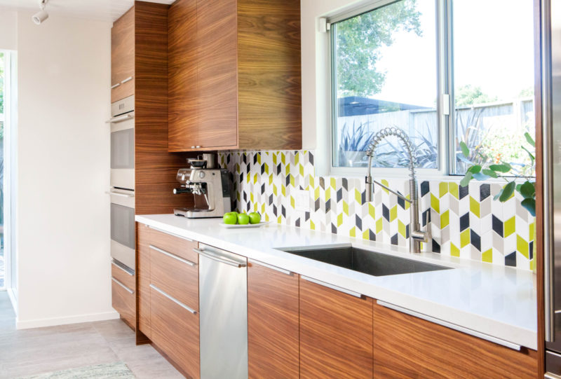 Mt. Ranier Eichler: Small Diamond Kitchen Backsplash ...