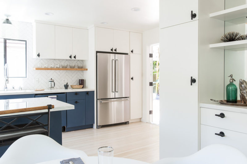 A Refreshed Glazed Brick Herringbone Backsplash | Fireclay ...