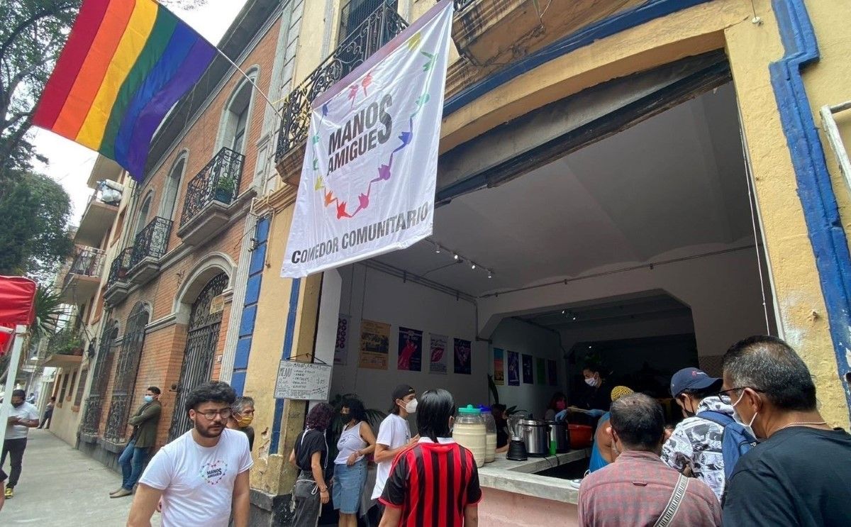 Inauguran comedor comunitario LGBTTTI+ en CDMX 🏳️🌈🏳️⚧️🍽️