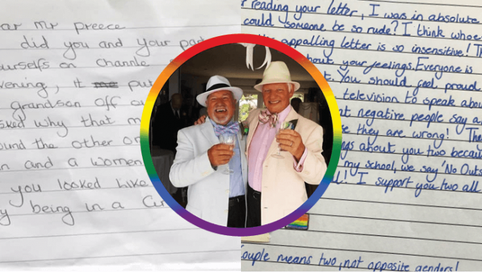 Responde niña a carta de abuela homofóbica en Reino Unido 🏳️🌈👏