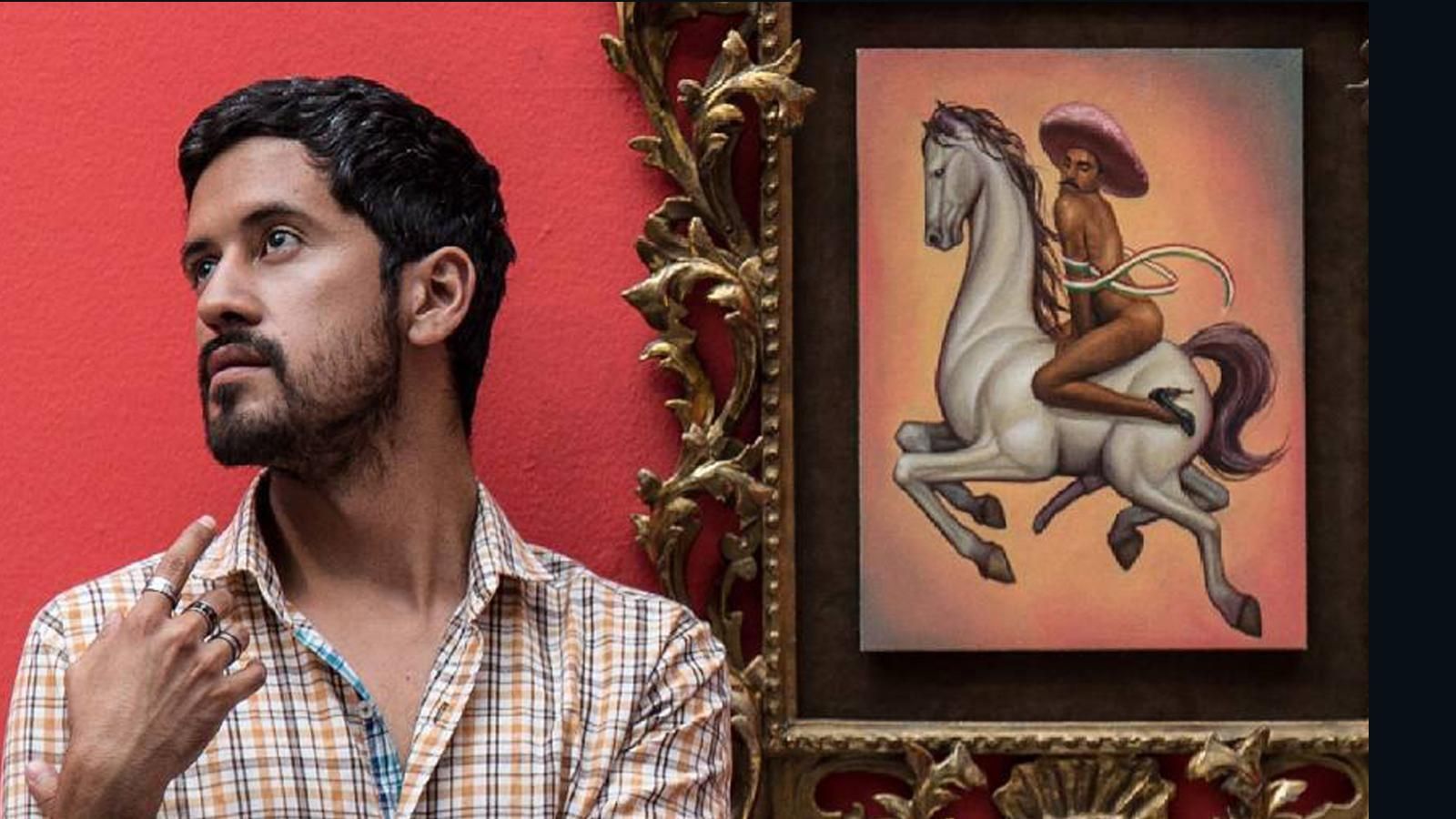 Expone Fabián Cháirez su obra en Londres 🏳️🌈🏳️⚧️🎨