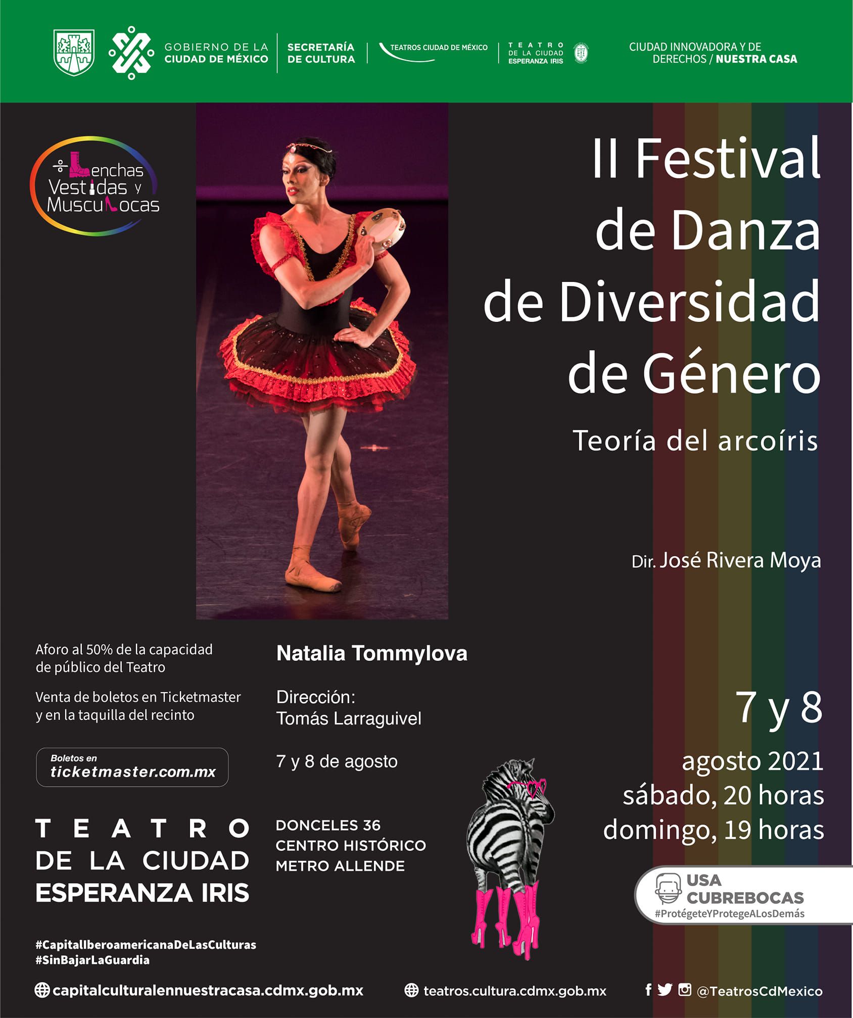 Realizarán ll Festival de Danza de Diversidad de Género en la Ciudad de México 🏳️🌈💃