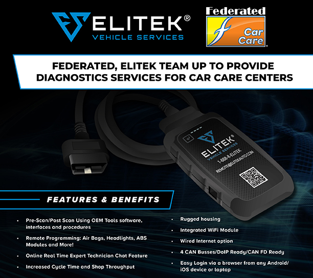 Elitek Vehicle Services and Federated Auto Parts