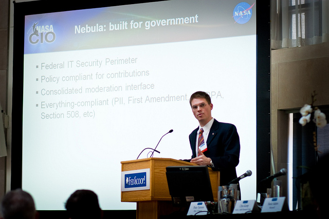 Then NASA AMES CIO Chris Kemp gives a keynote address at FedScoop's Roadmap to the Cloud in March 2010. (photo copyright FedScoop) 2011_08_4682017509_b36d8e31bd_z