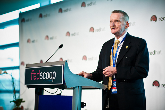 U.S. Customs and Border Protection Chief Technology Officer Wolf Tombe at the Red Hat Government Symposium, November 16, Newseum, Washington, D.C. 2011_11_wolftombe