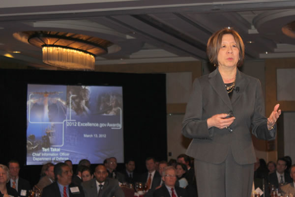 Defense Department Chief Information Officer Teri Takai (Photo: FedScoop) 2012_03_IMG_0613