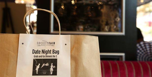 Society Fair date night dinner bags will be dressed up for New Years Eve. (Photo: Society Fair) 2012_12_datenight2