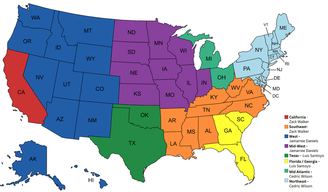 Sign & Graphics Rep Map