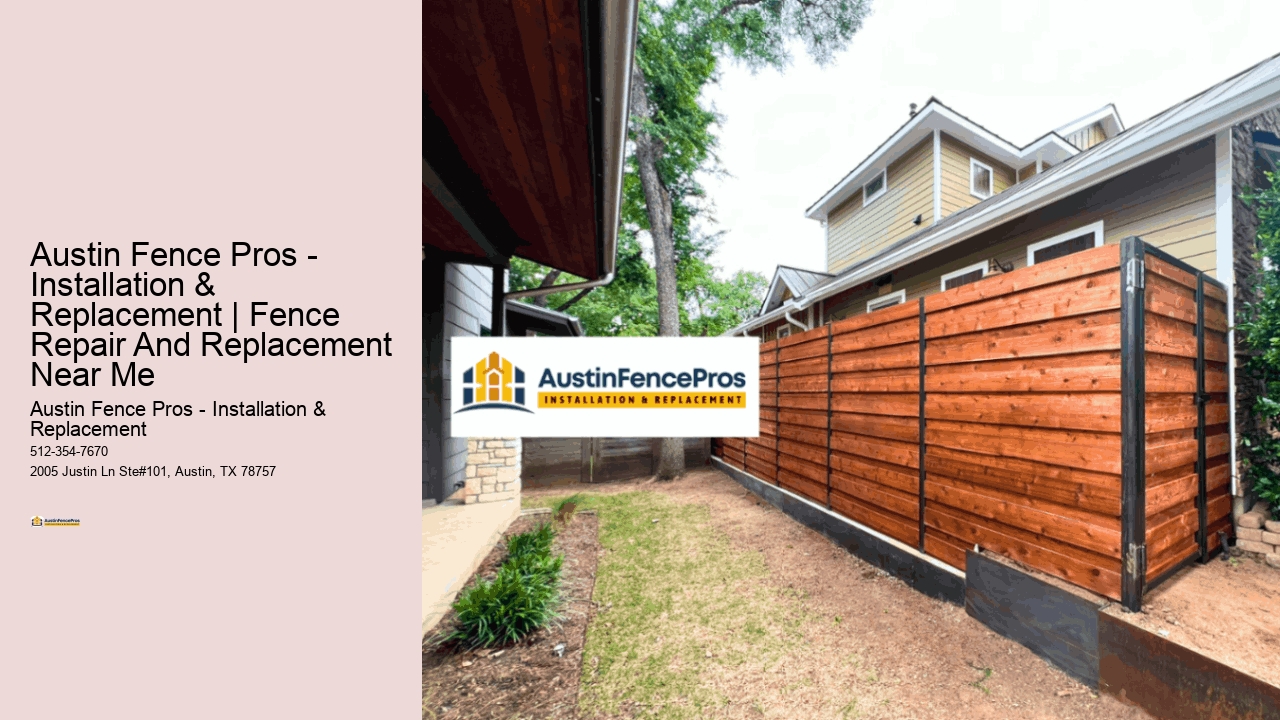 Austin Fence Pros - Installation & Replacement | Fence Repair And Replacement Near Me