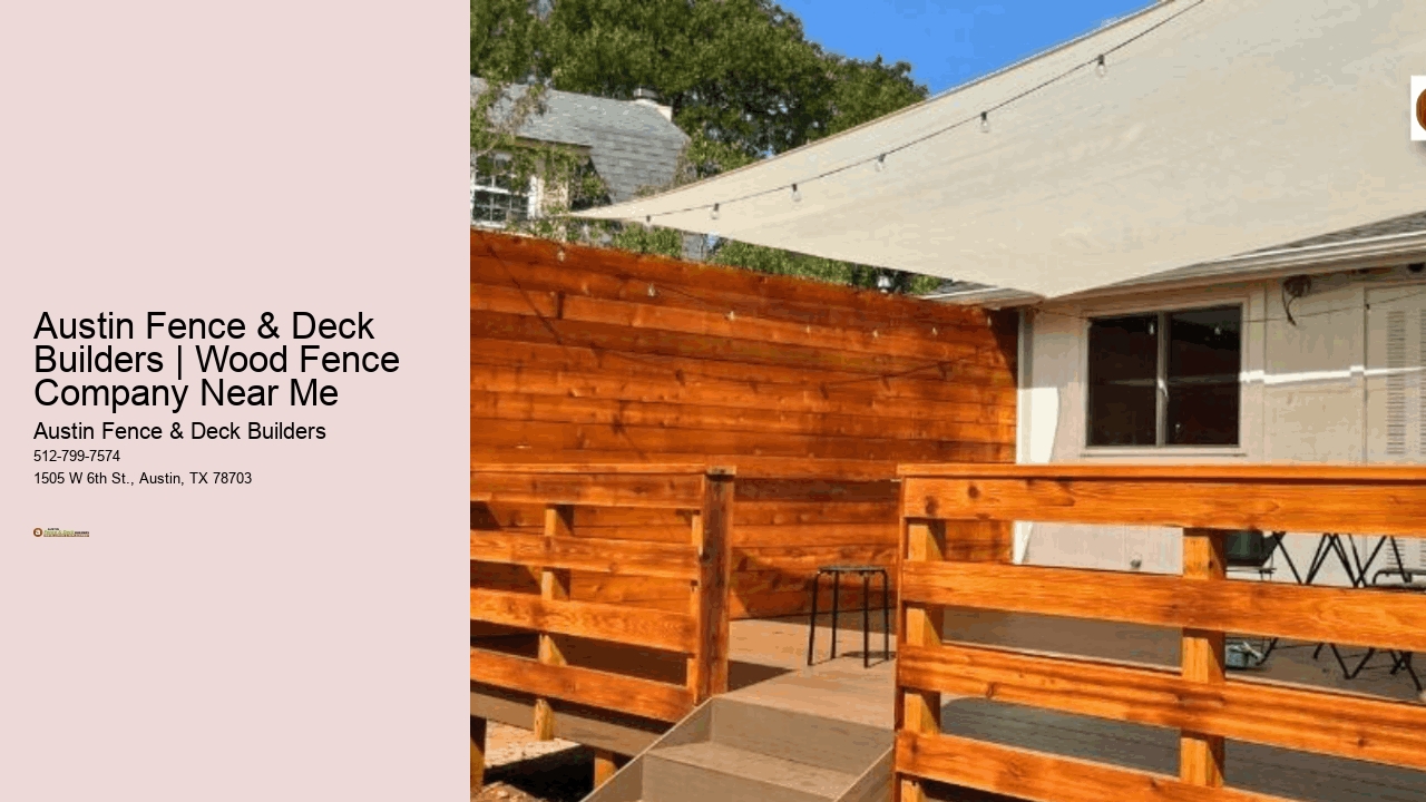 Austin Fence & Deck Builders | Wood Fence Company Near Me