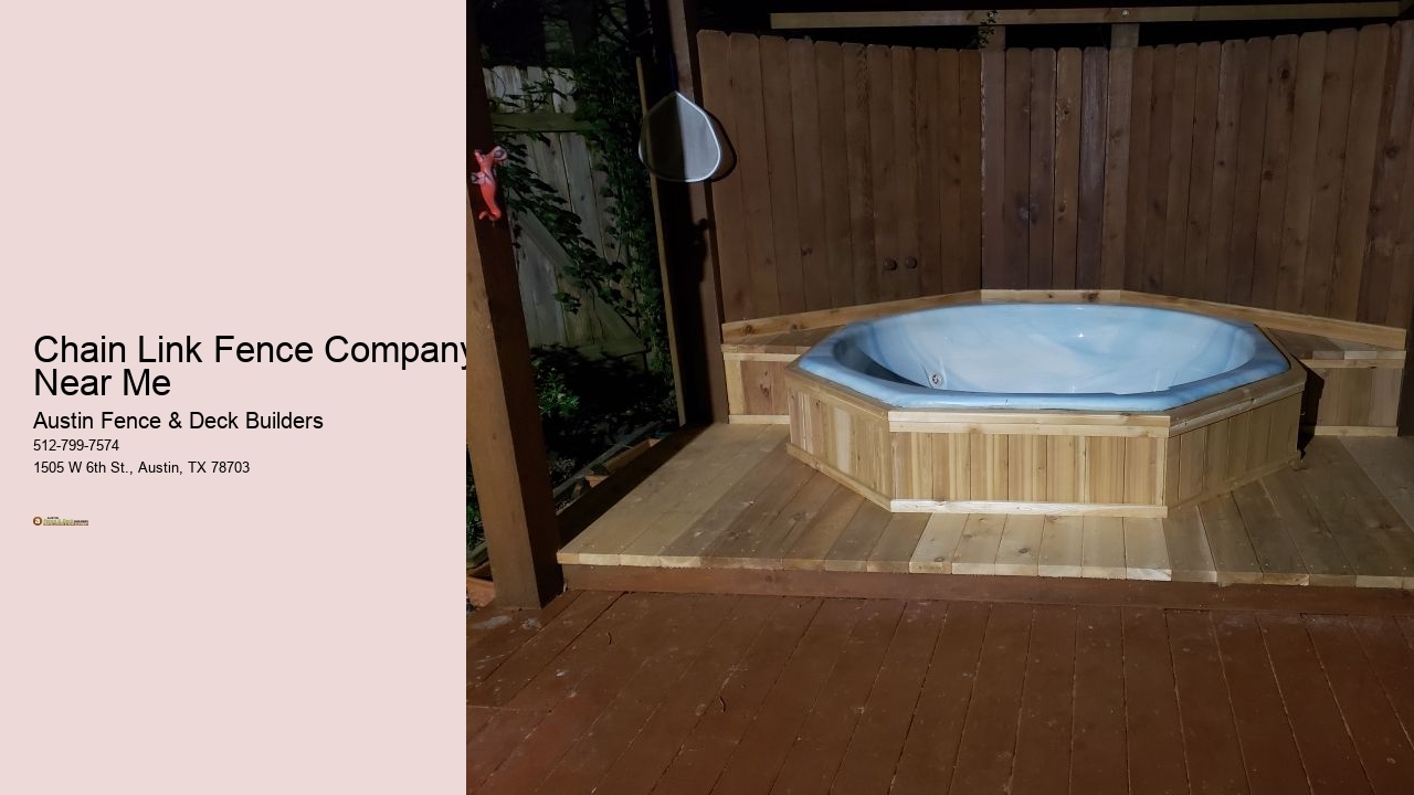 Chain Link Fence Company Near Me