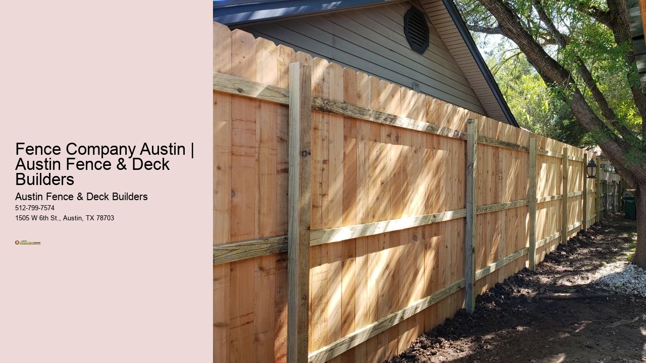 Fence Company Austin | Austin Fence & Deck Builders