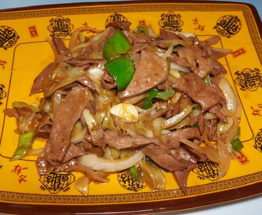 金陵饭店 - 葱爆肝尖