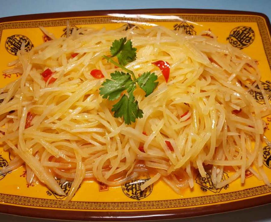 金陵饭店 - 酸辣土豆丝