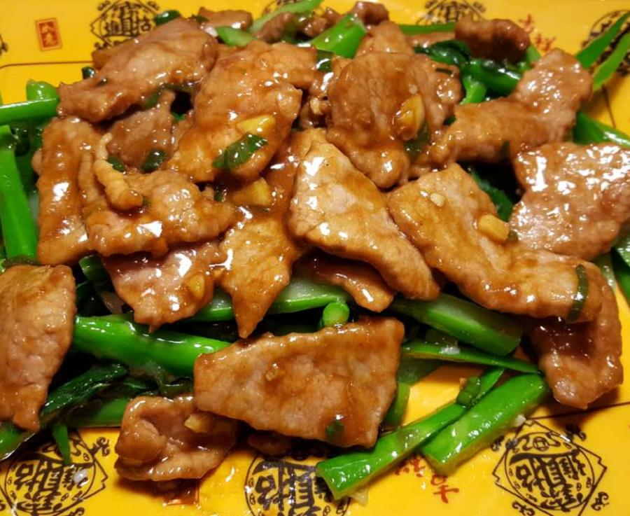 金陵饭店 - 牛肉炒芥兰