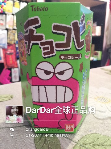 DarDar美丽物语 - 日本蜡笔小新巧克力鳄鱼小熊饼干