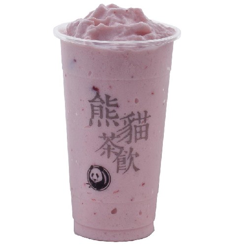Panda Tea - 草莓牛奶冰沙(大杯)