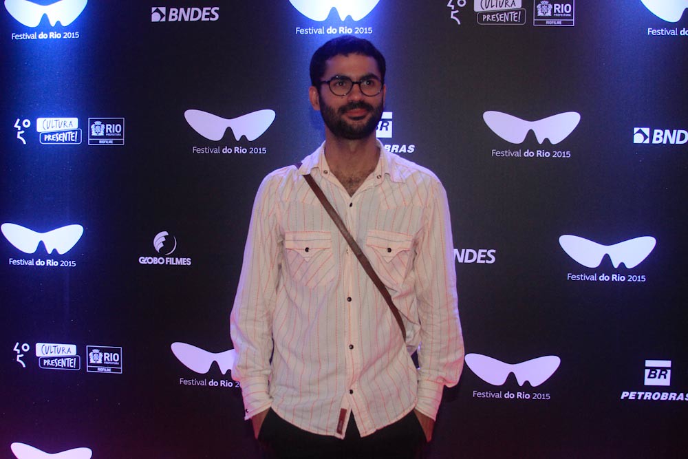 Gabriel Mascaro no tapete vermelho do Festival do Rio 2015 — Foto: Ciadafoto/Festival do Rio