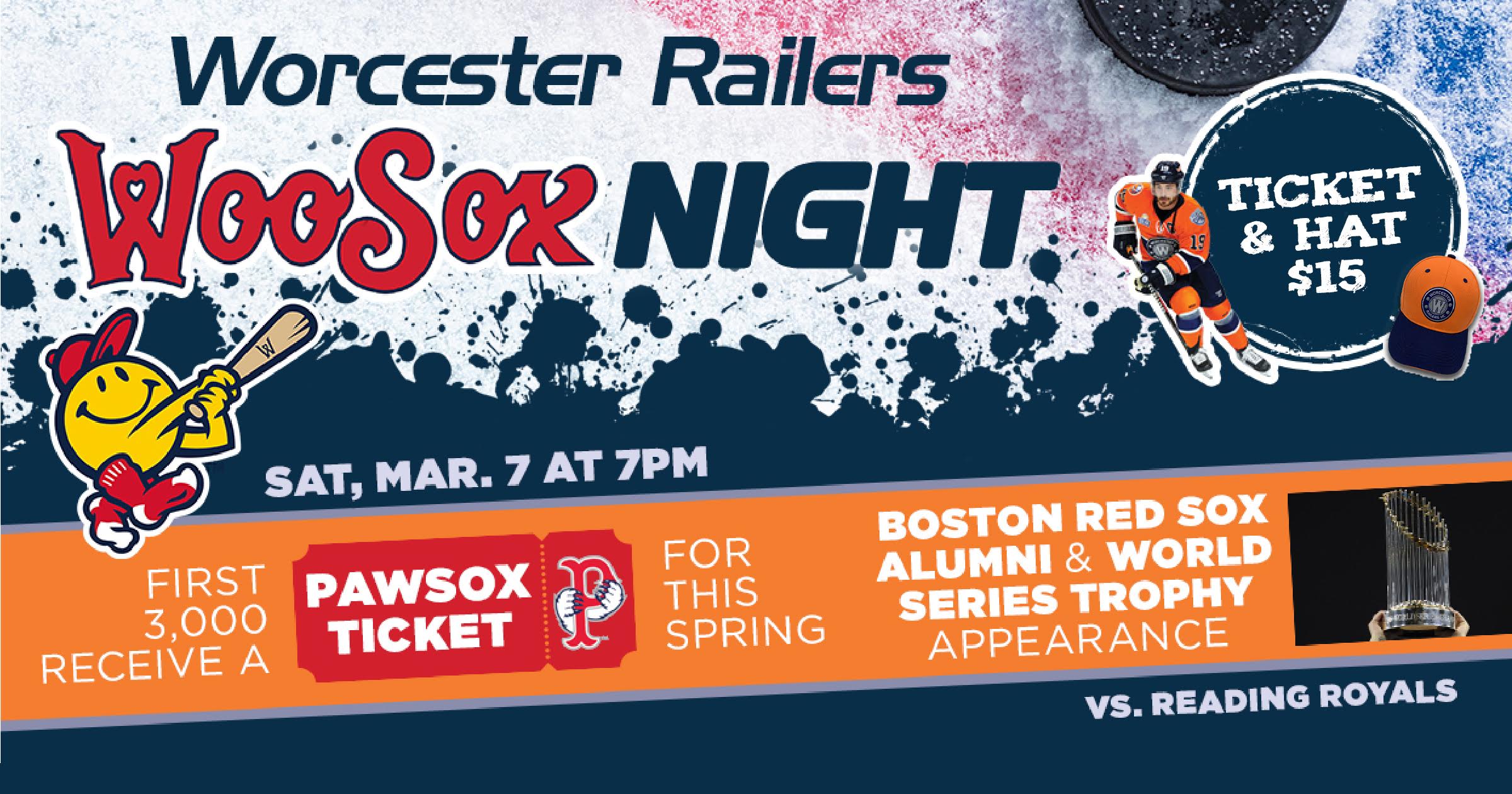 Worcester Red Sox Night Worcester Railers vs. Reading Royals