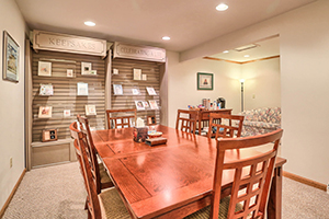 Beck Funeral Home arrangement room