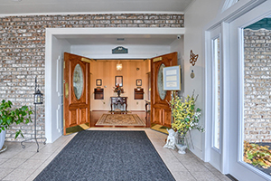 Beck Funeral Home front entrance