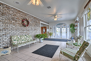Beck Funeral Home lobby entry