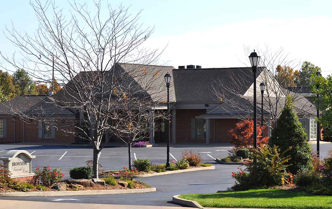 Browning Funeral Home Entrance