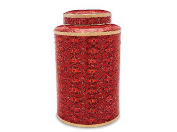 Red Rosette Cloisonn&egrave;