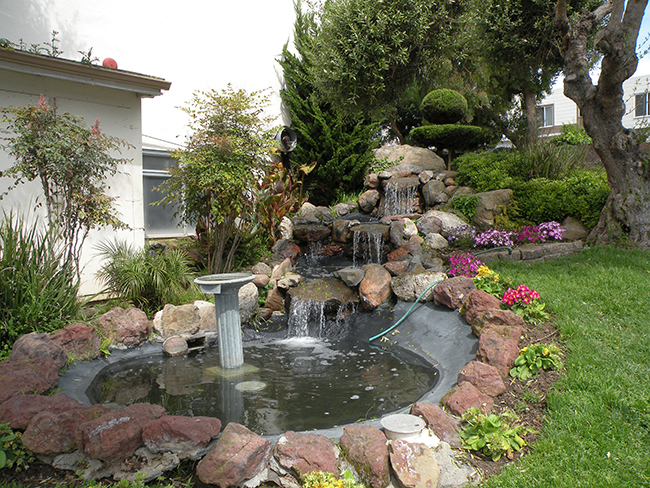 Front Building Waterfall