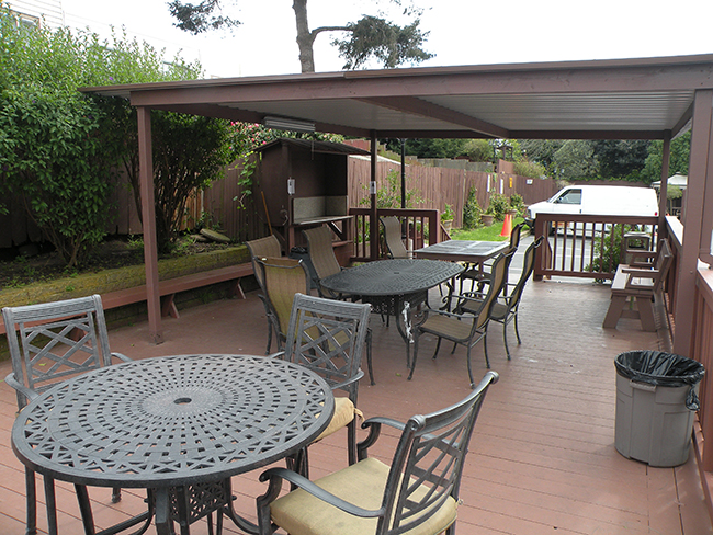 Outdoor Patio Deck near North Chapel