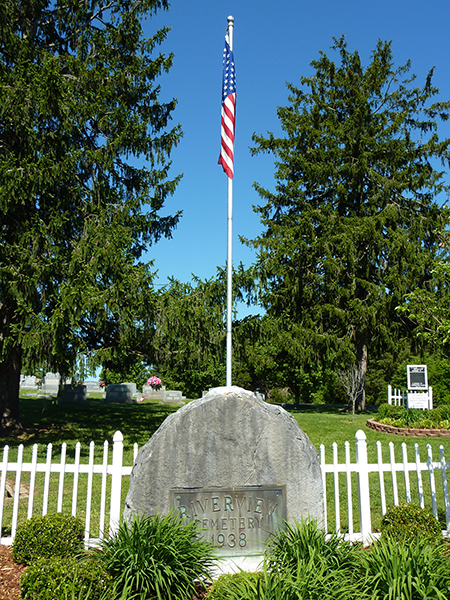 Flagpole at Gallant-Riverview Funeral Home