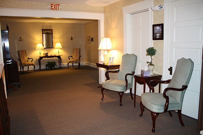 Entryway at Guilford Funeral Home