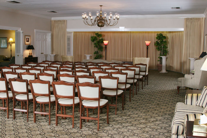 Large rooms for visitation and service
