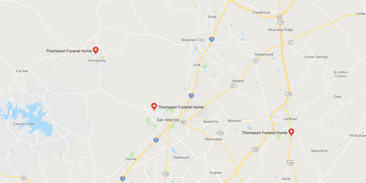 Thomason Funeral Home | San Marcos, Wimberley & Lockhart, TX