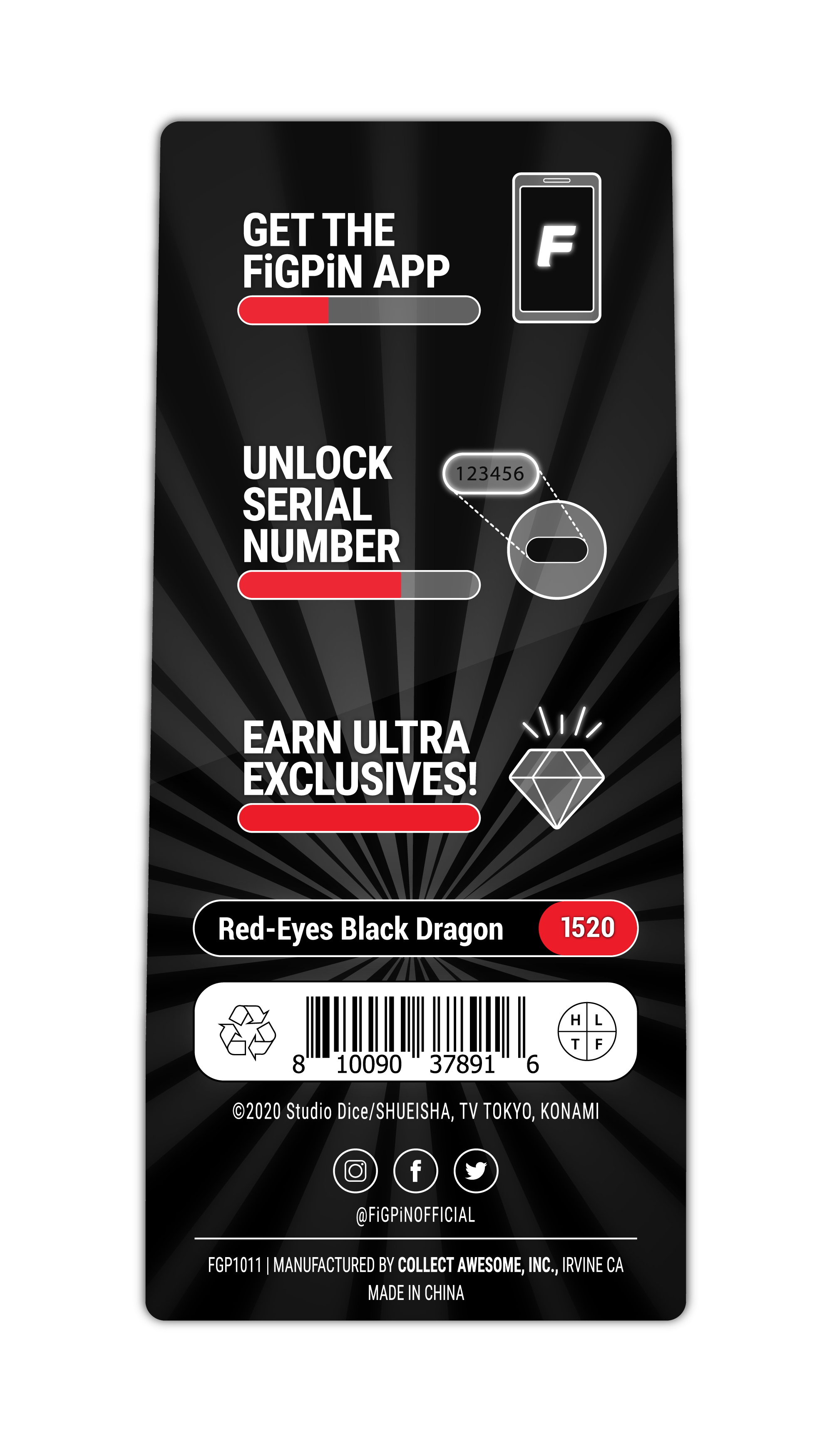 Red-Eyes Black Dragon (Glitter)