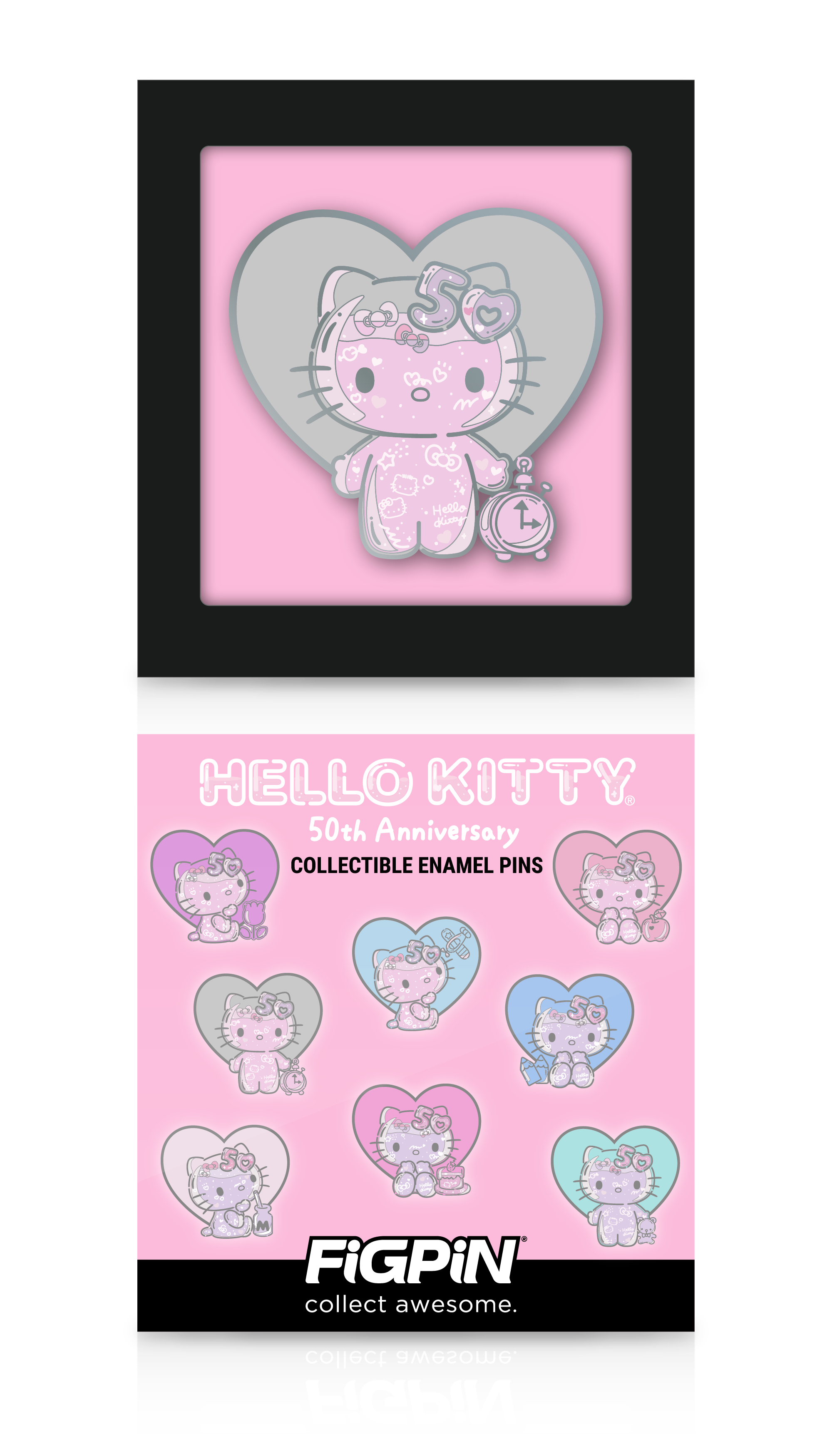 Hello Kitty with Clock