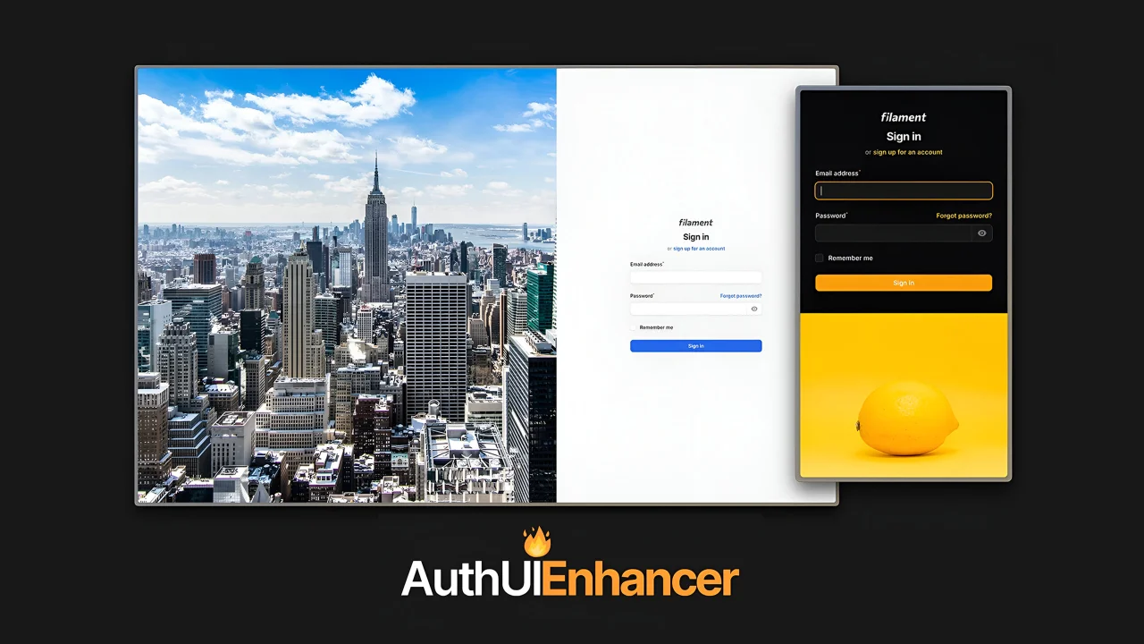 Auth UI Enhancer plugin screenshot