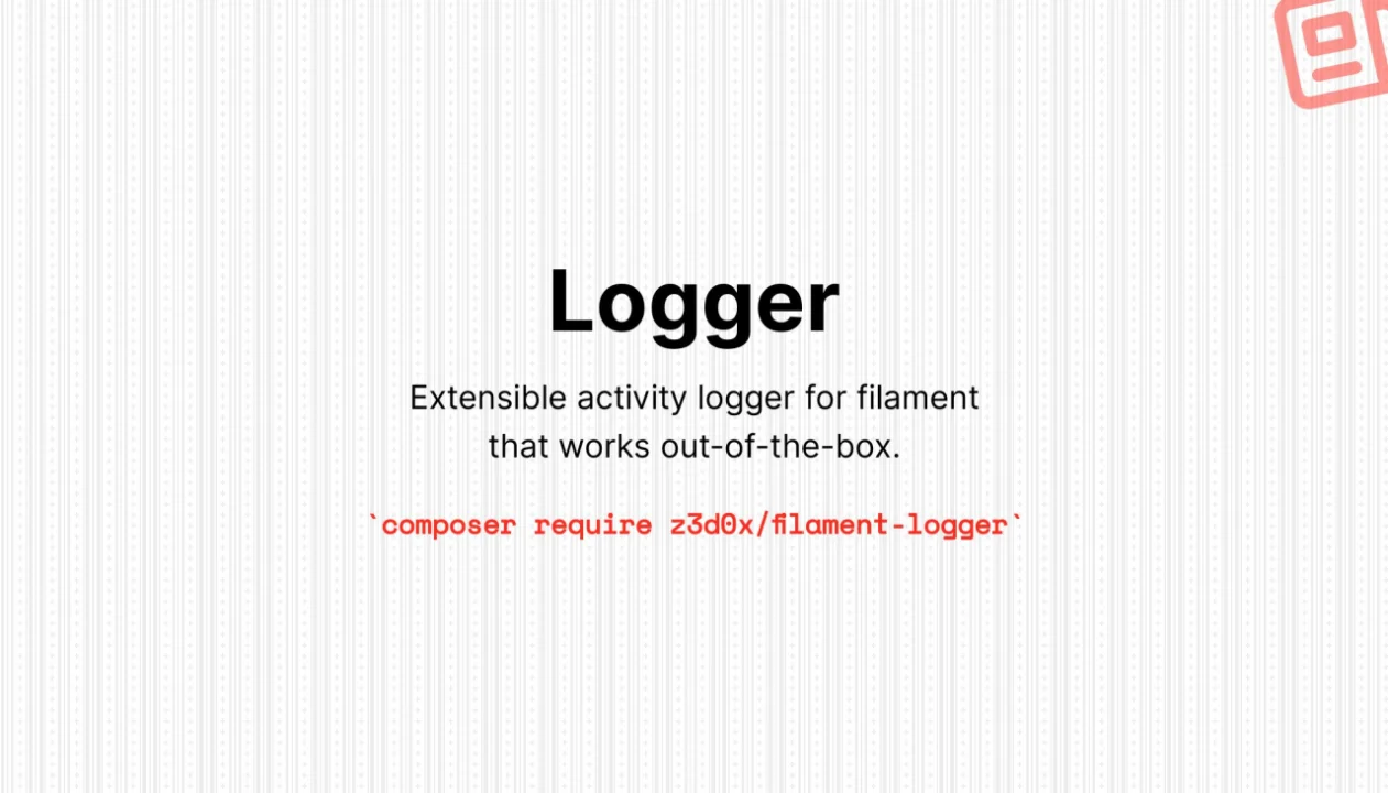 Logger plugin screenshot