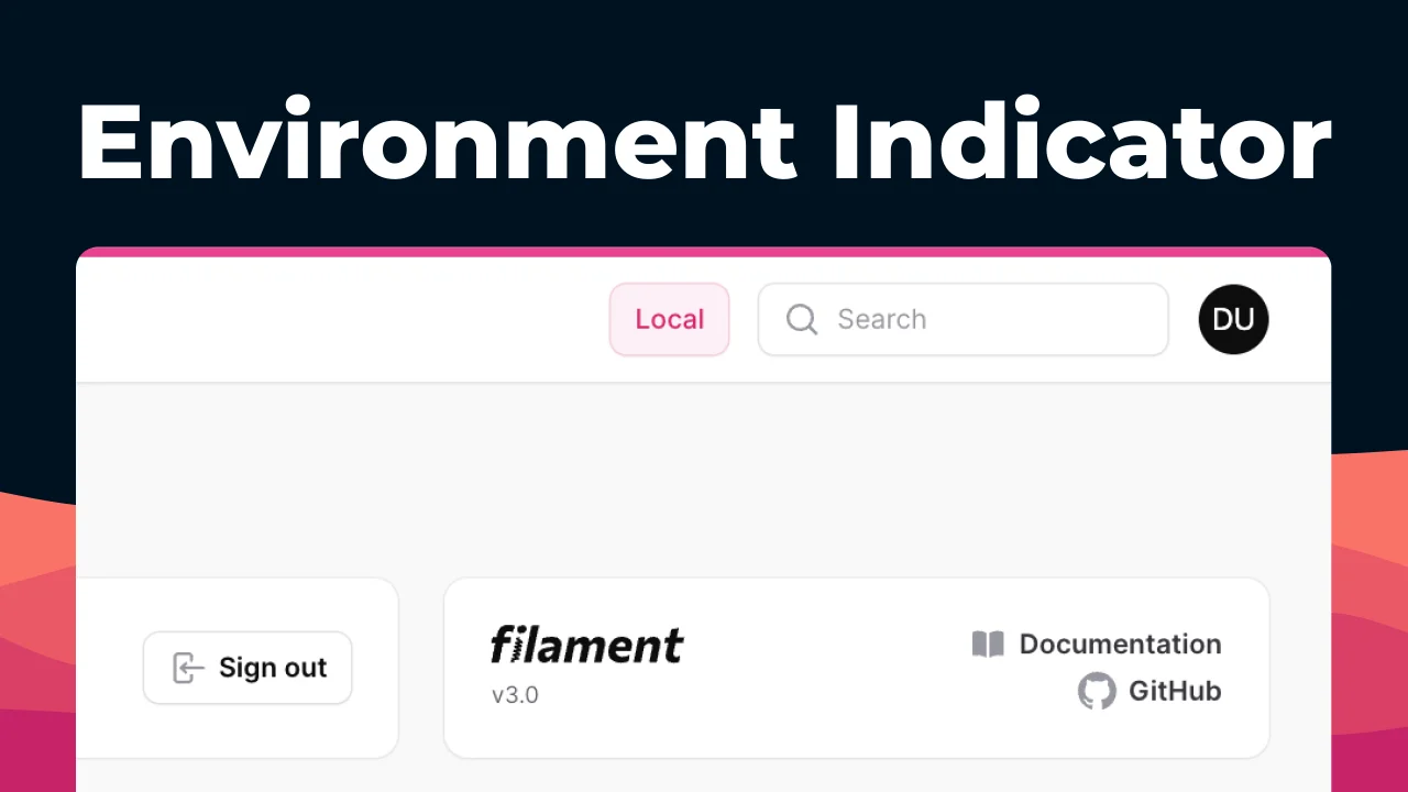 Environment Indicator plugin screenshot