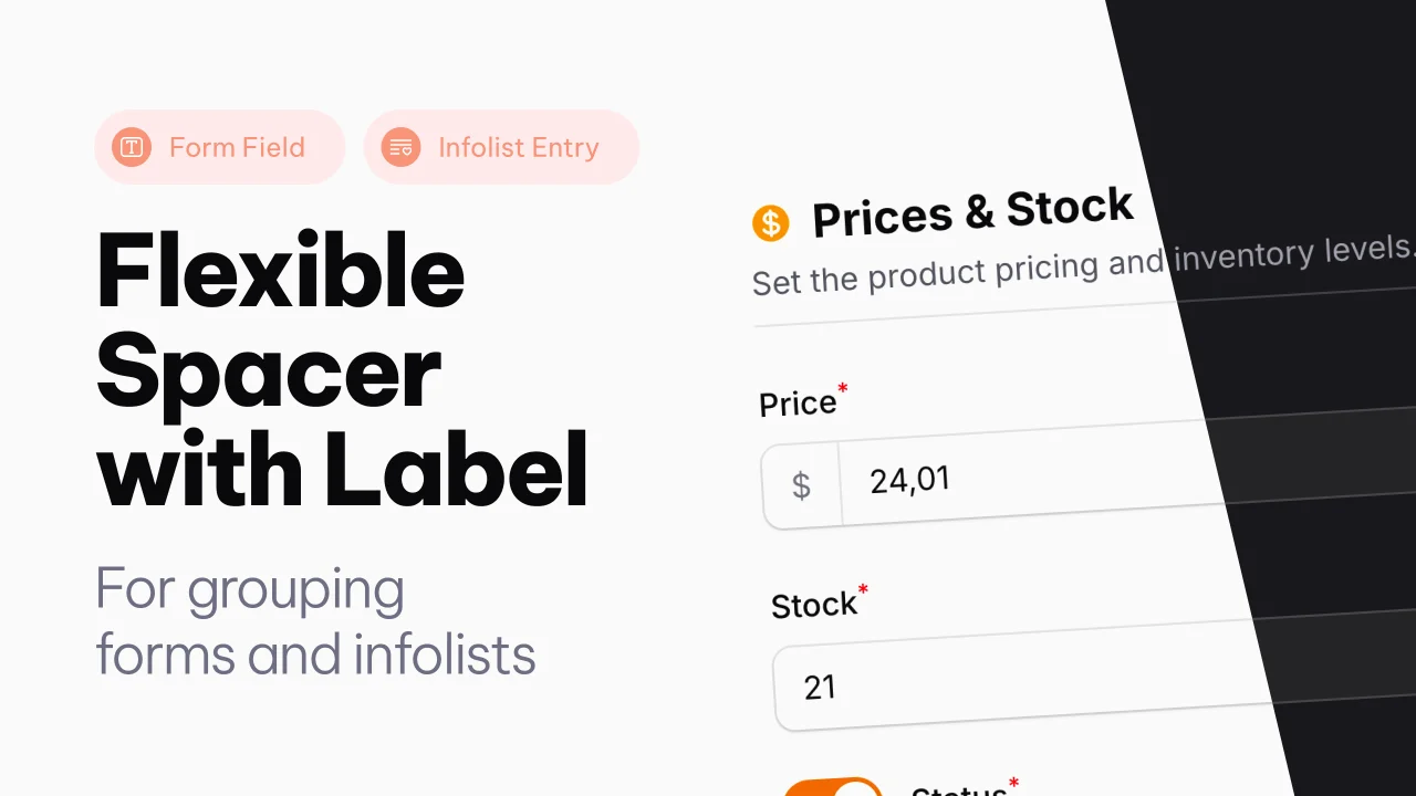 Spacer with Label plugin thumbnail