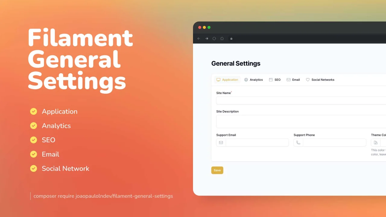 General Settings plugin thumbnail