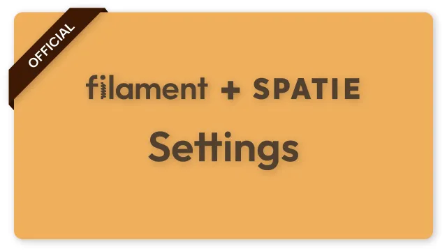 Spatie Settings plugin thumbnail
