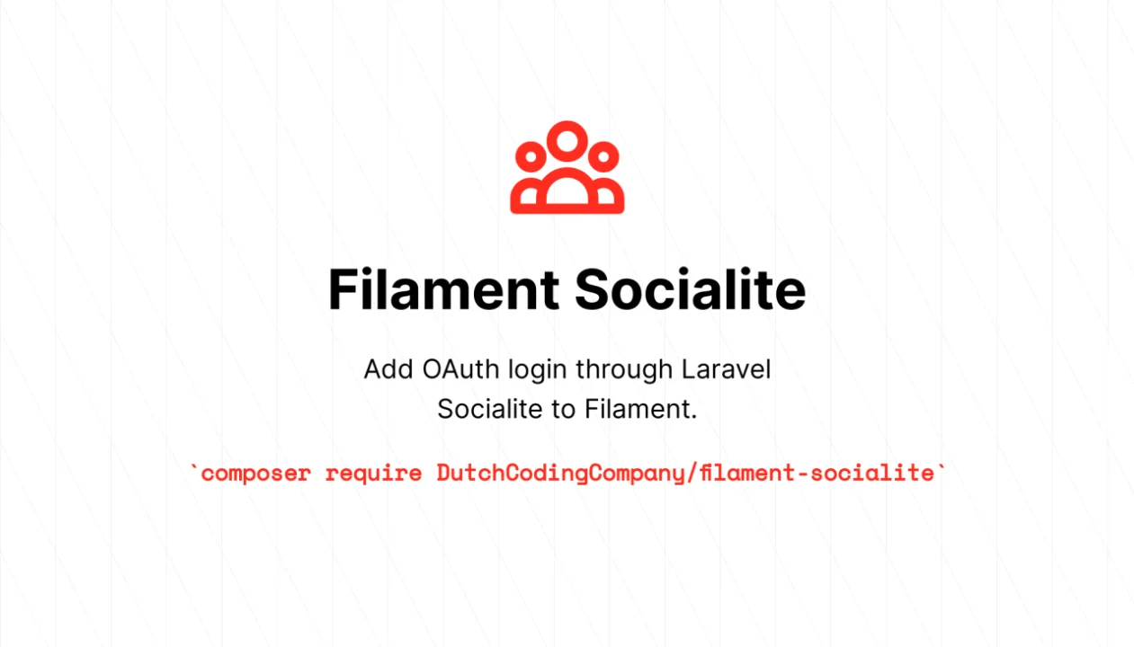 Socialite plugin screenshot