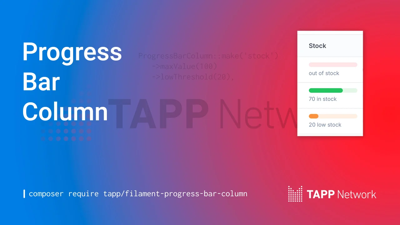 Progress Bar Column plugin screenshot