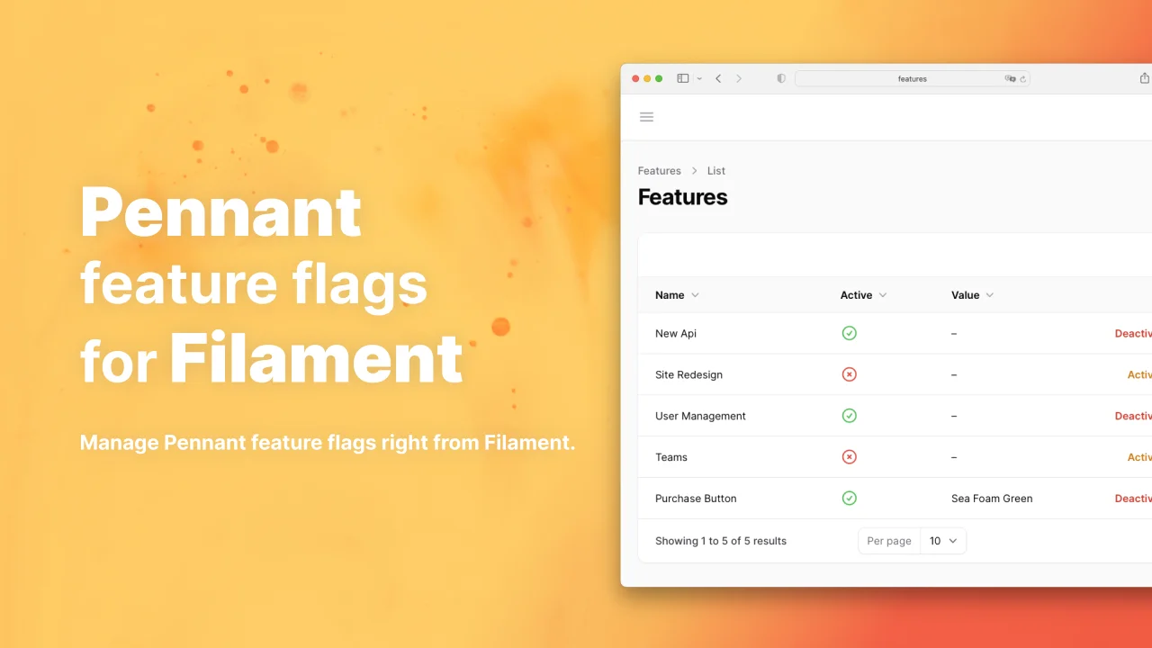 Pennant feature flags plugin thumbnail