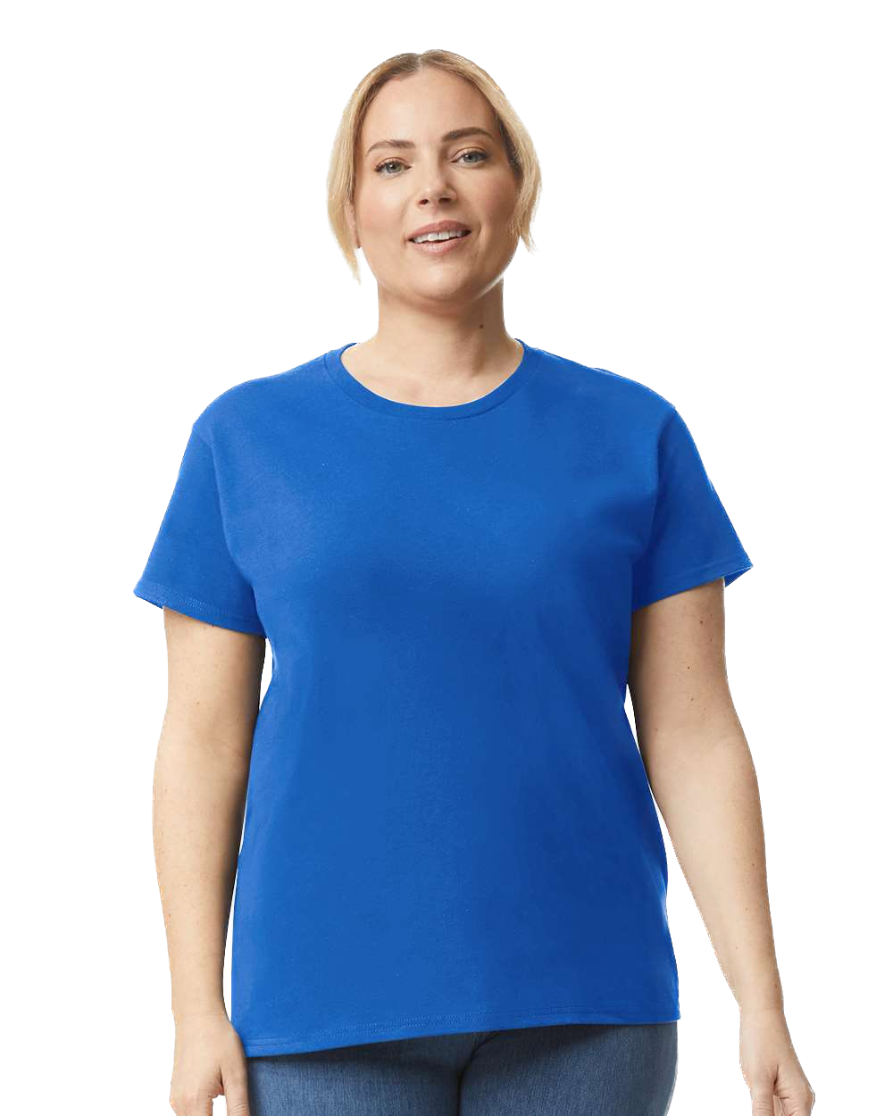 Ladies Cotton Blend Printed T-Shirt main image 1