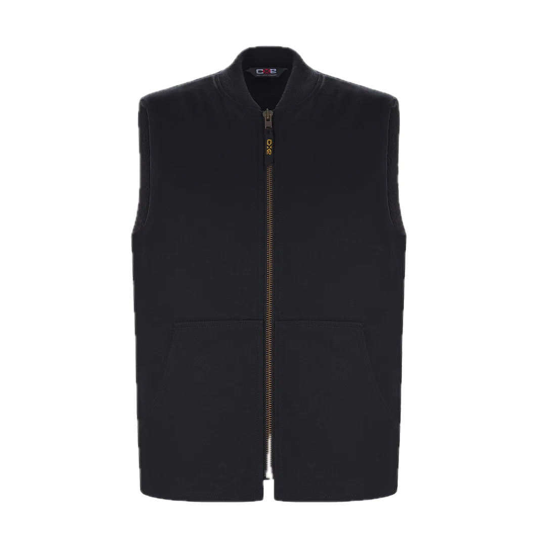 Custom Canada Sportswear Ram Adult Cotton Canvas Vest with Sherpa