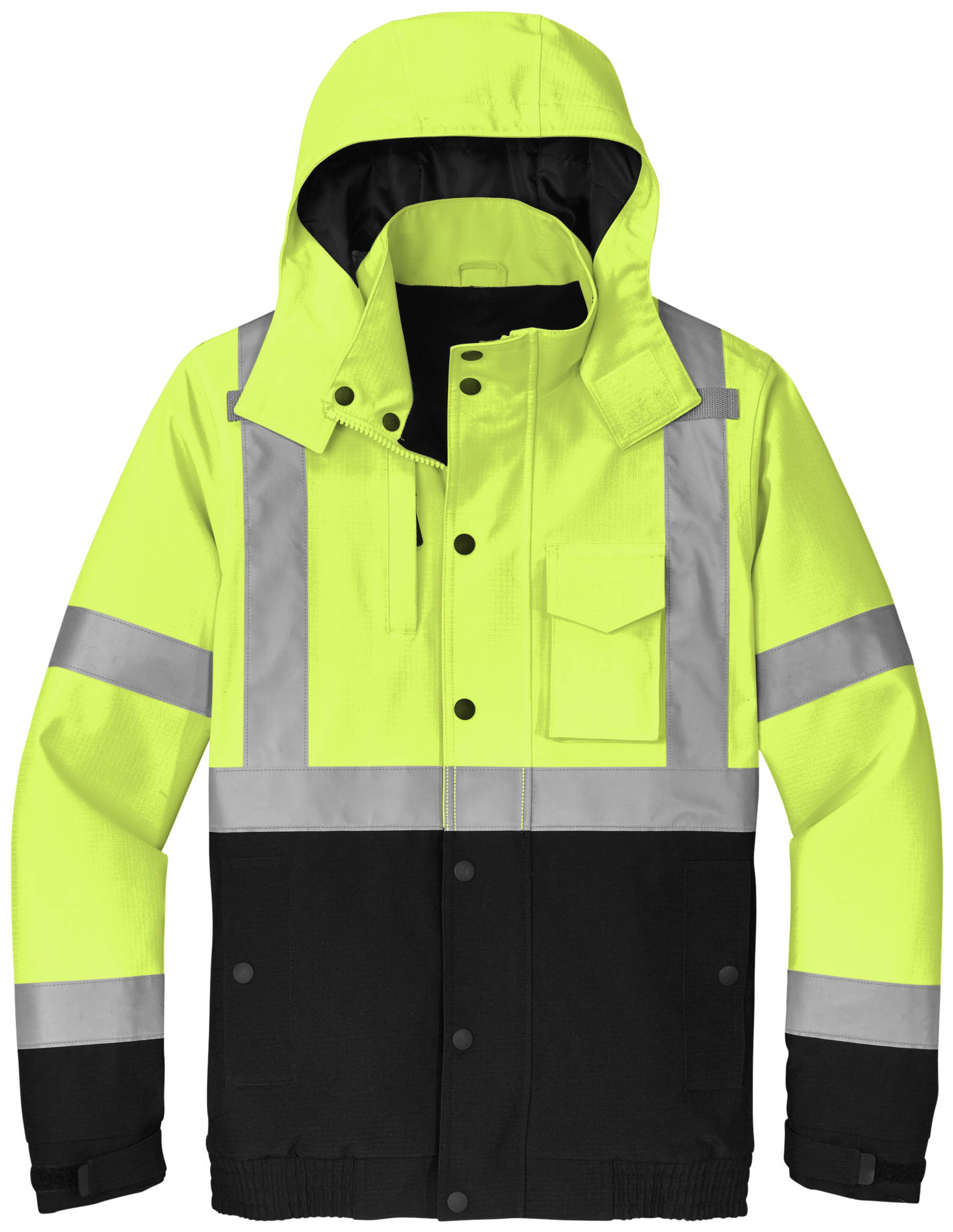 Custom CornerStone ANSI 107 Class 3 Waterproof Insulated Ripstop Bomber ...