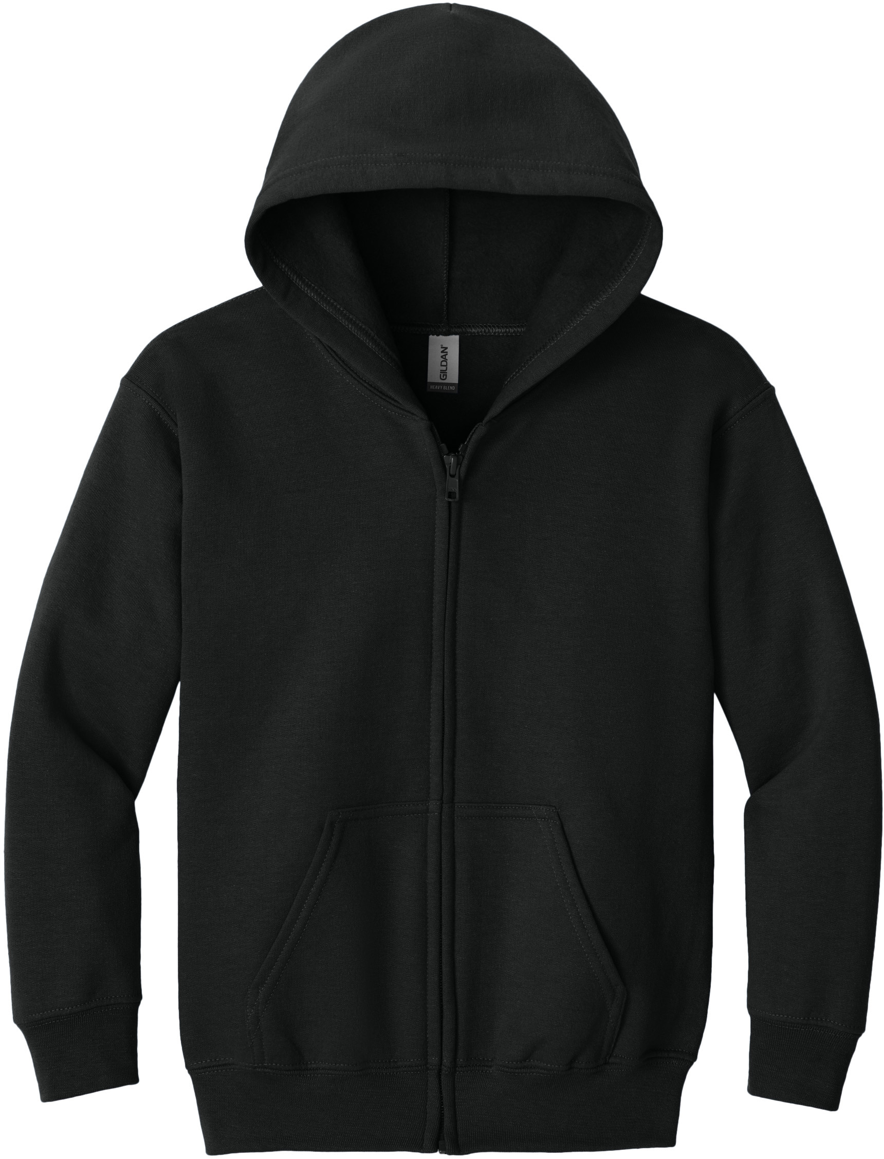 Custom Gildan Heavy Blend Youth Full Zip Hooded Sweatshirt